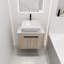 Meuble-lavabo à fixation flottante avec lavabo Malwae