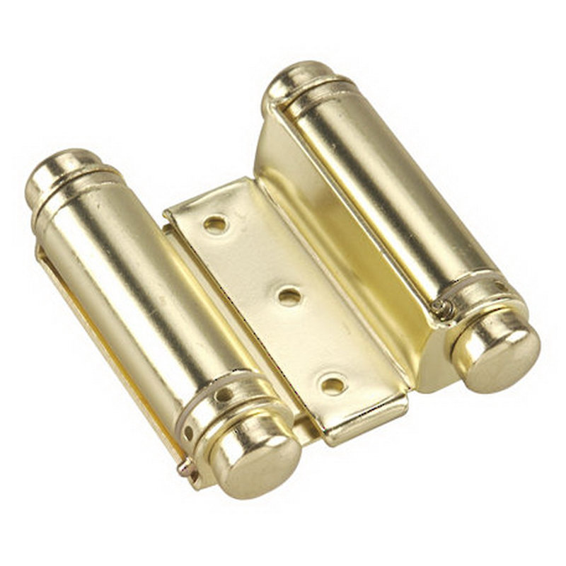 Charnières de porte à paires de ressorts h 3,75 po x l 5,8 po, Laiton