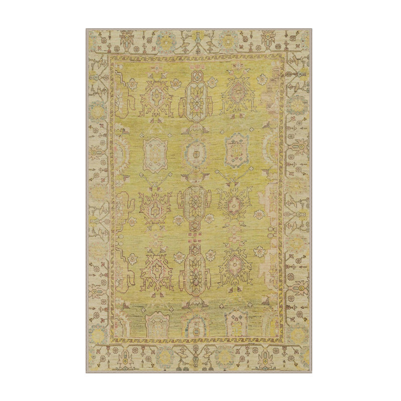 Tapis abstrait moderne 1678, Rectangle 2 pi x 4 pi