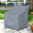 Pack of 2 High Density Waterproof Outdoor Patio Chair Cover, All Weather Protection Patio Deep Seat Chair Cover Protector (Set of 2)-366019688-366019693