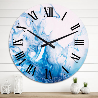 Horloge murale moderne Art liquide II