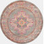 Tapis oriental gris et rose Abbate-1862625674