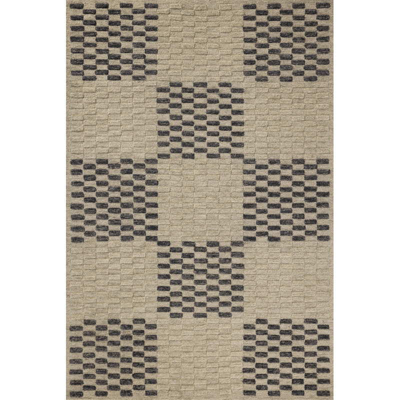 Tapis beige / minuit Chris Loves Julia x Loloi Bradley, Rectangle 3 pi 6 po x 5 pi 6 po