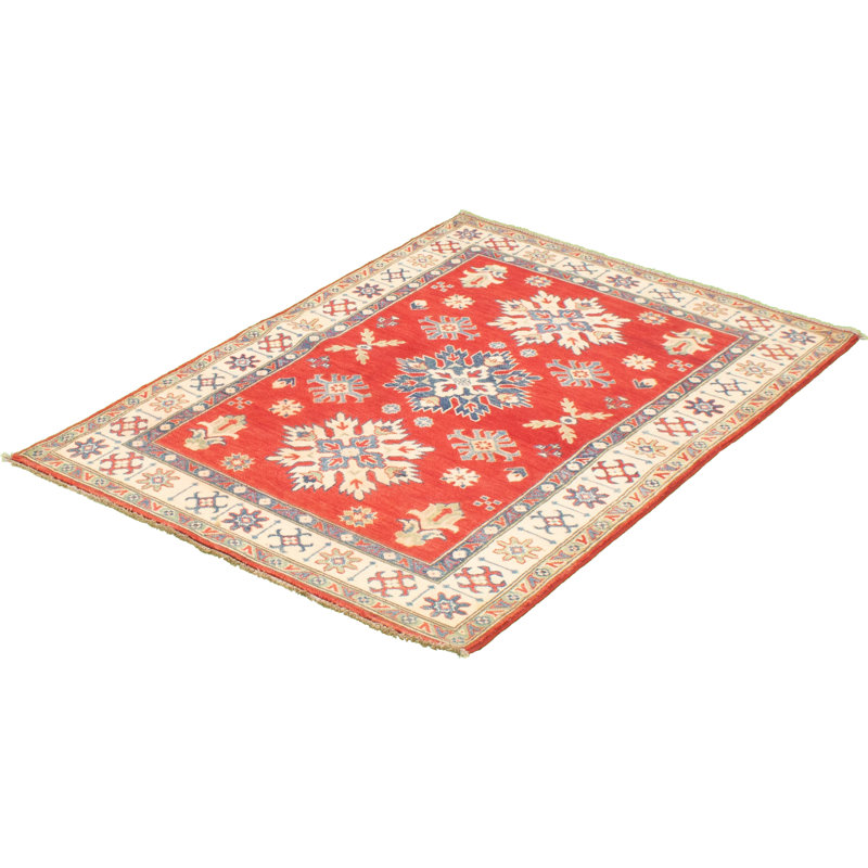 Qaiden One-of-a-Kind 4' X 6' 2010s Wool Area Rug in Brown