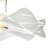 Golden Lighting Vetrina Integrated LED Semi-Flush Mount in Light Gold