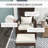 Outsunny Patio Wicker Adirondack Chair With Ottoman, Comfortable High-Back Seating For Outdoor Relaxation And Versatile Use In Garden, Deck, And Backyard-1028570558