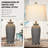 Parisse USB Table Lamp