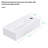 14.95x7.34 Inch Bathroom Sink Ceramic - Wall Mount, White, Stain , Rectangular, Faucet Hole Presented Mount Inch, Available