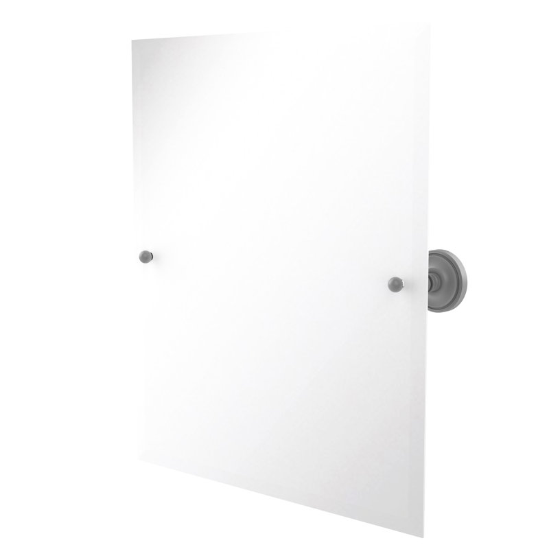 Miroir rectangulaire inclinable 21 "x 26" Marchmont, Gris mat