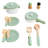 Teamson Kids Little Chef Frankfurt 14-Piece Pretend Play Kitchen Cookware Accessory Set
