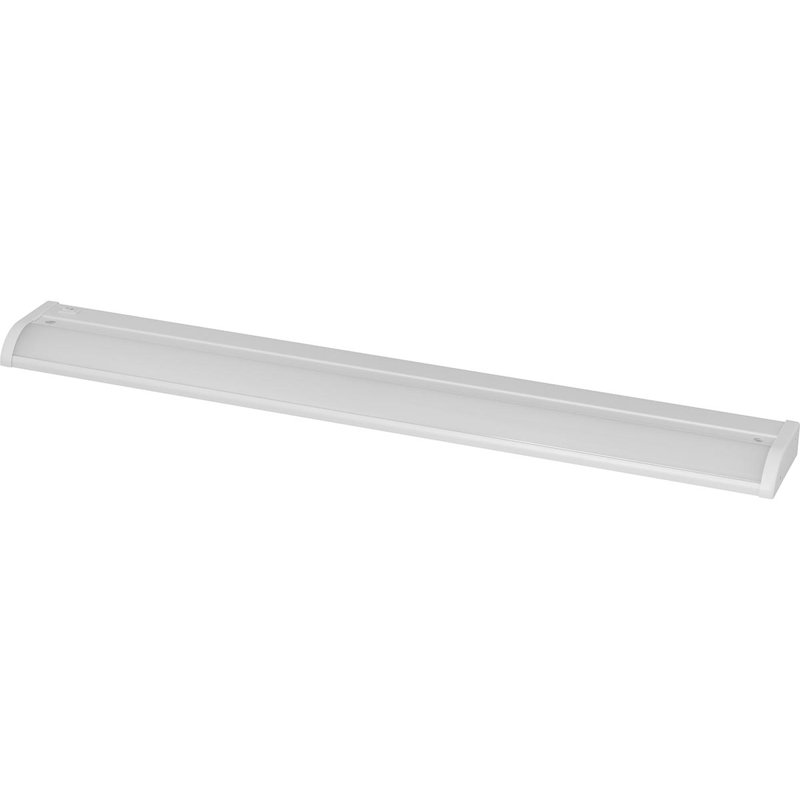 Réglette lumineuse pour dessous de meuble DEL, Blanc satiné