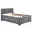 Upholstered Platform Bed with Trundle