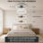 20" White Flush Mount Ceiling Fan with Light, Low Profile, App & Remote Control, 6-Speed Quiet DC Motor, Dimmable LED for Bedroom-888777690-875284922-888777693