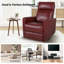Fauteuil inclinable standard pivotant standard de 27,16 po Rillie-86331649