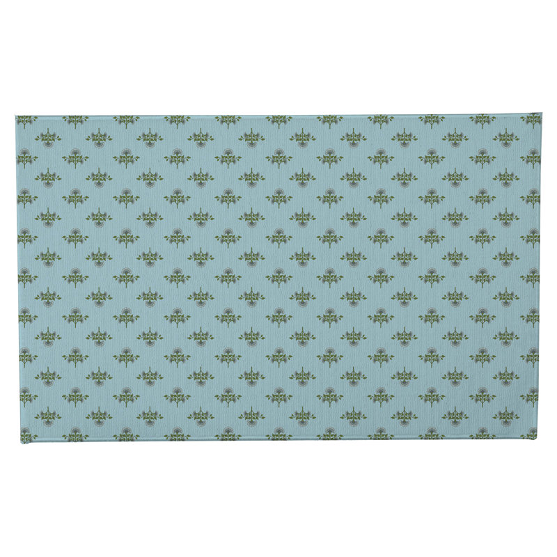 Paillasson Flora, Bleu, L 21 po x L 34 po
