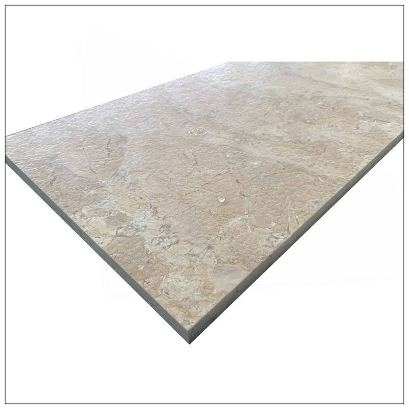 Carreaux de marbre beige naturel 12 x 24 pouces pour plancher et murs, boîte de 4 pièces, élégant et durable