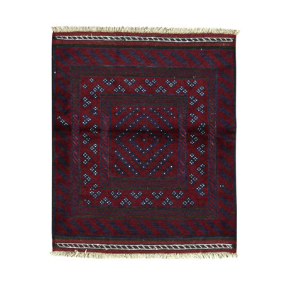Afghan Wool Southwestern Area Rug