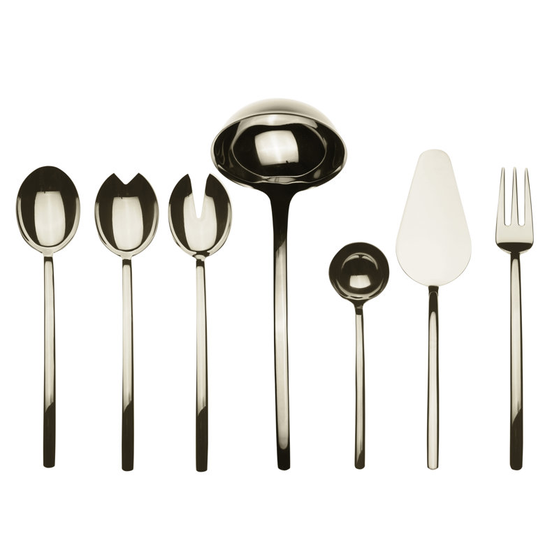 Due 7 Piece Stainless Steel Hostess Set