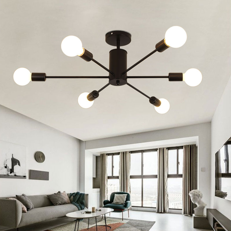 8 - Light Matte Black Pendant