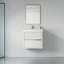 Meuble-lavabo mural avec lavabo, armoire de rangement flottante avec tiroirs à fermeture en douceur