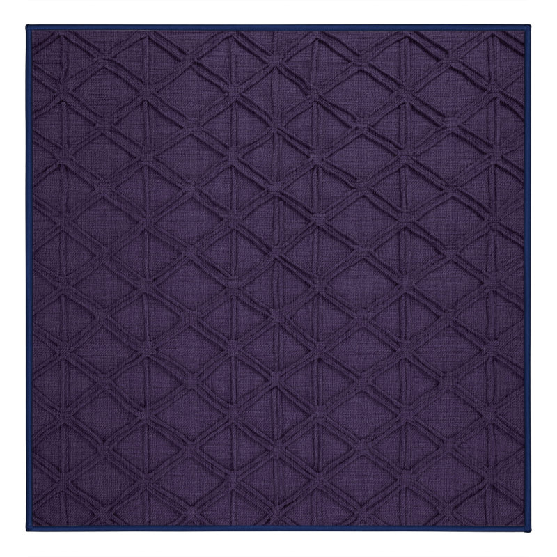 Tapis mauve lavable à la machine
