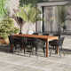 Anautica 82.5'' Rectangular 8 - Person Outdoor Dining Set