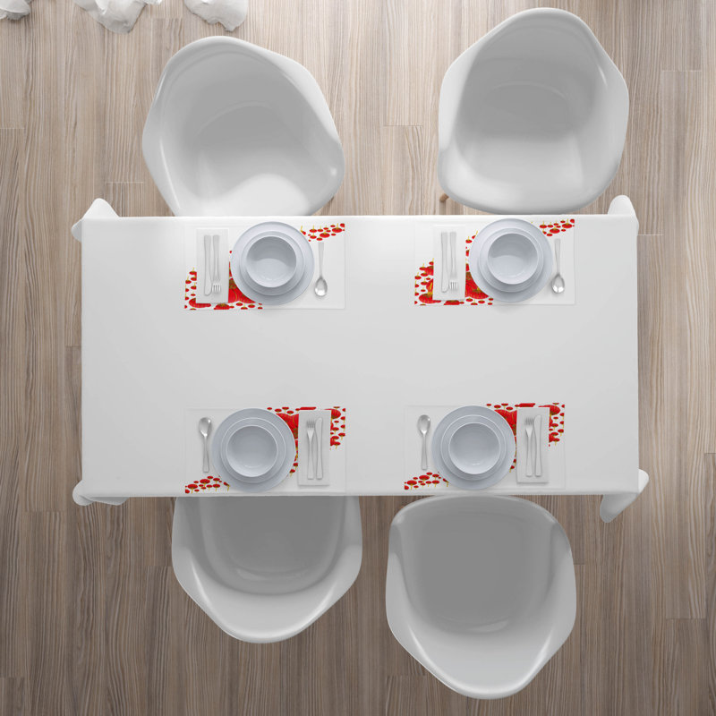 Polyester Abstract Rectangle Placemat
