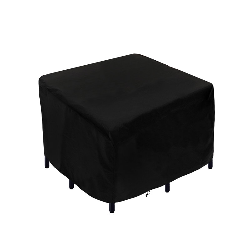 Black Waterproof Polyester Patio Furniture Cover, 43 Inches
