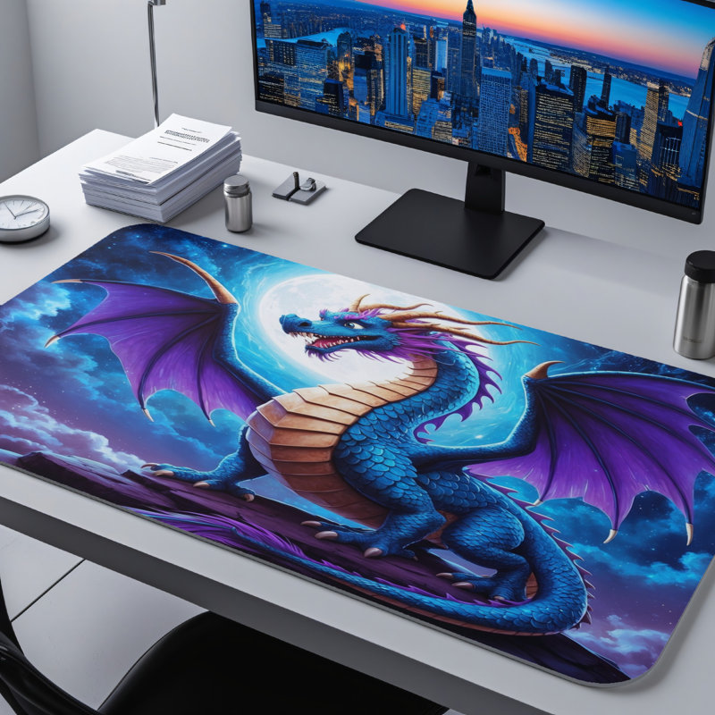 Polyester Desk Pad, 31.5x15.5