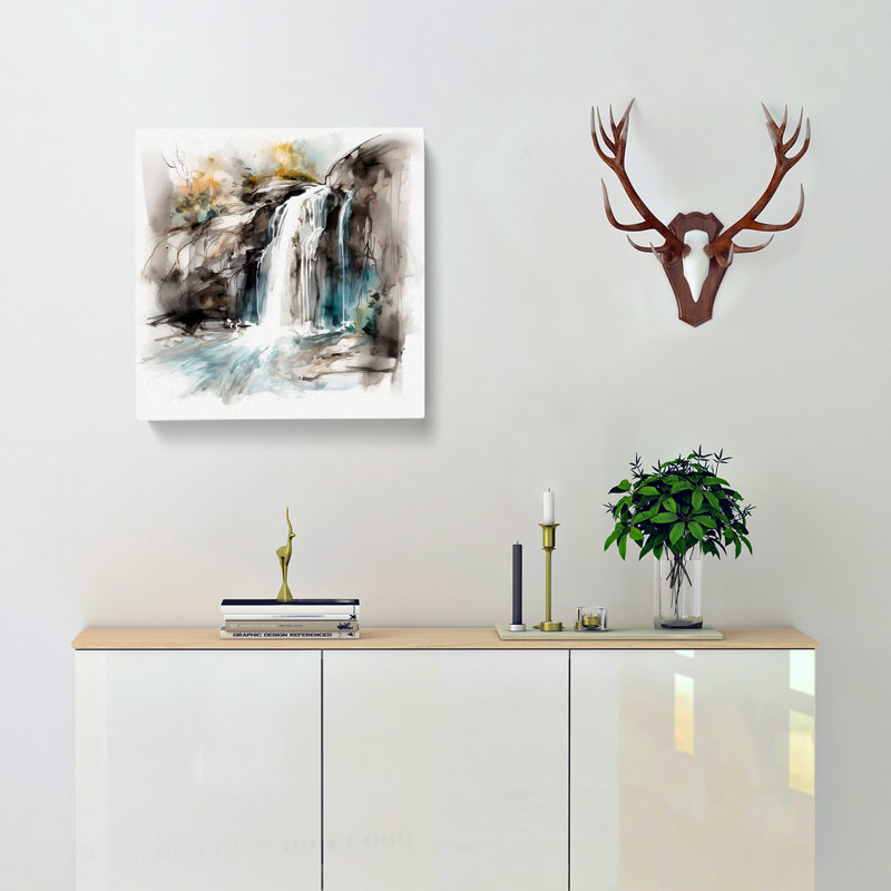 Modern Wall Art - Wrapped Canvas, 50cm H x 50cm W x 3cm D