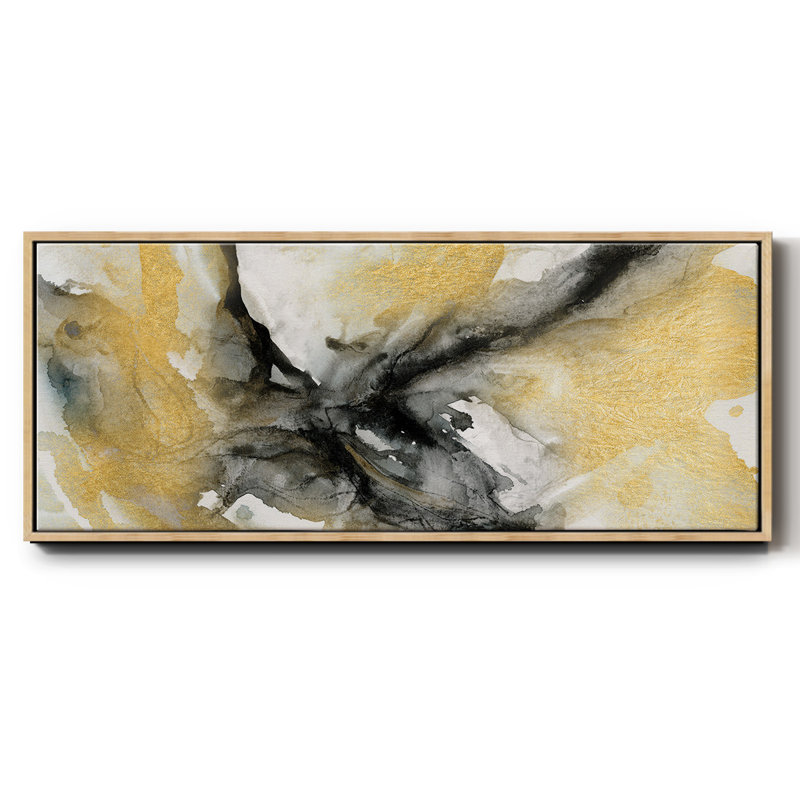 Golden Harmony - toile encadrée, H 24 po x l 60 po