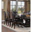 2 chaises d'appoint traditionnelles en bois massif noyer et bois massif