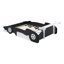 Lit plateforme avec tablettes de rangement Meridian Race Car-2114854242-2114854243
