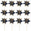 Glitter Poinsettia Spray, 20 Inches