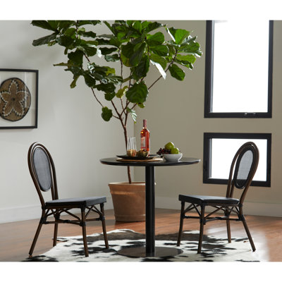 Abode Round Metal Base Dining Table