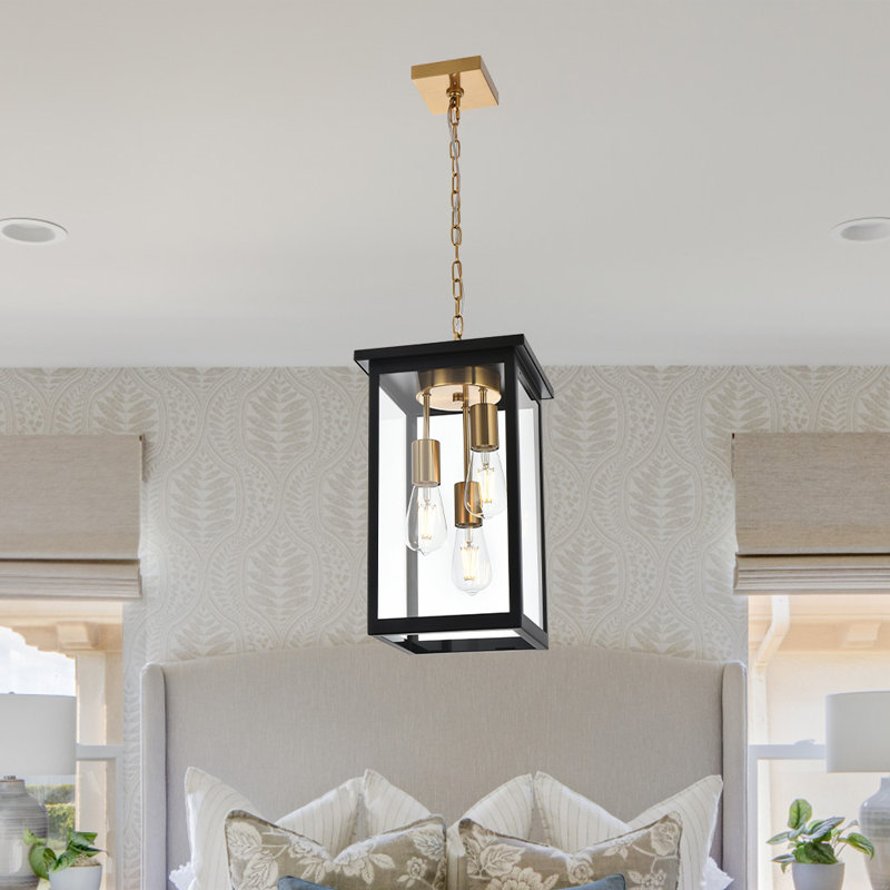 Cherbourg 3 - Light Square/Rectangle Pendant