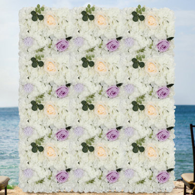 14,96 * 14,96 po, fond de fleurs 3D pour mariage, fêtes, nombreuses occasions