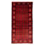 One-of-a-Kind 4'5" X 8'2" New Age Runner Wool Area Rug in Red