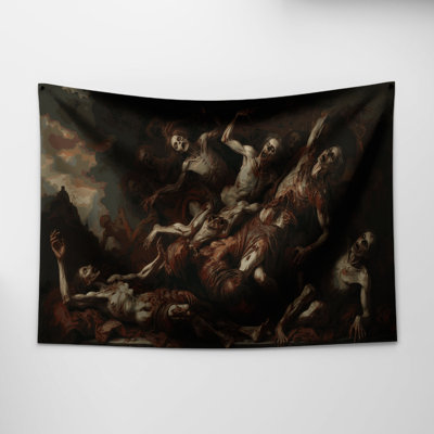 Halloween Zombies Wall Tapestry