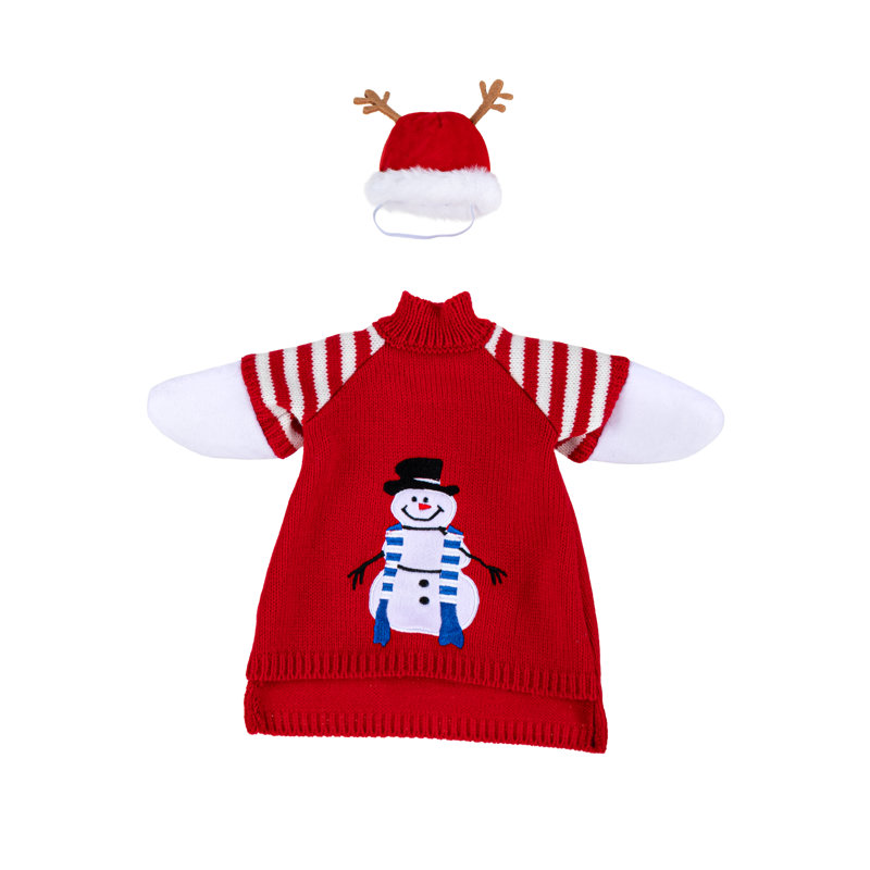 Porch Goose Outfit, Red Sweater, Red Sweater
