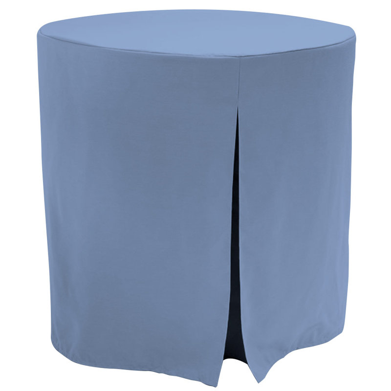 Tablevogue Round Table Cover, 30" L x 30" W, Coral
