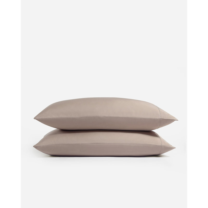 Natural Premium Pillow Case, Cal King Pillowcase Set with 2 King Pillowcases, Taupe