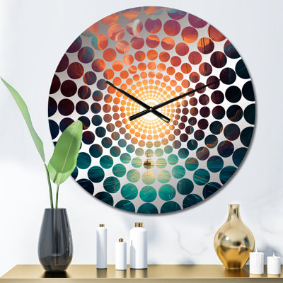 Rozele - Horloge murale de plage moderne