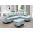 Silver Green Faux Leather