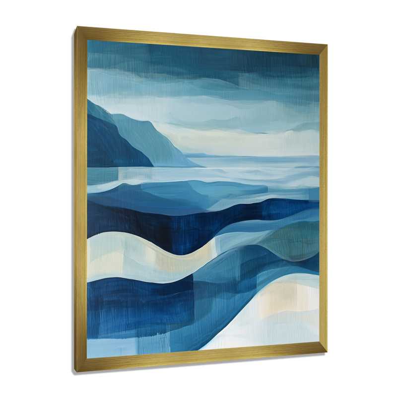 Ohemaa - Landscapes Canvas Art Print, 32" H x 16" W, Framed Print without Mat, Gold