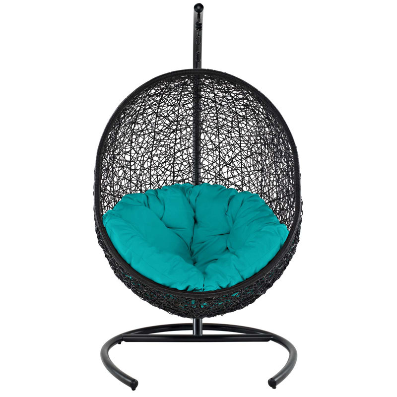Chaise suspendue d'extérieur Encase de Modway, Turquoise