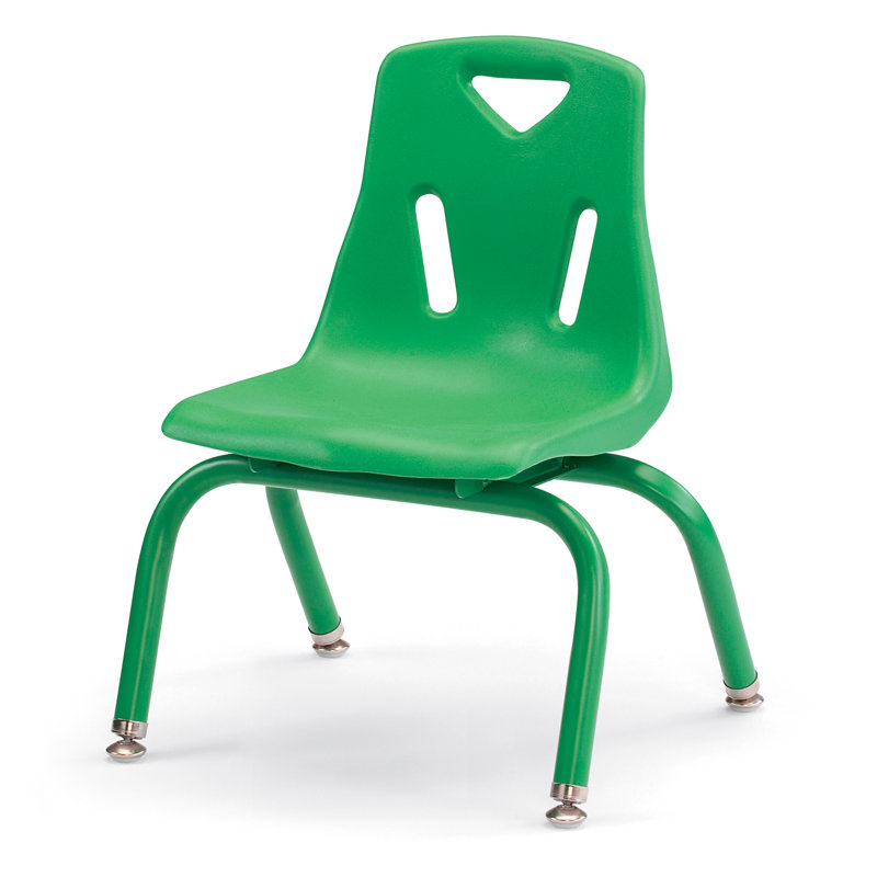 Chaise empilable Berries®, Thermolacquée, Vert, 8"