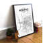 Memphis City Map - No Frame Print-1622426296