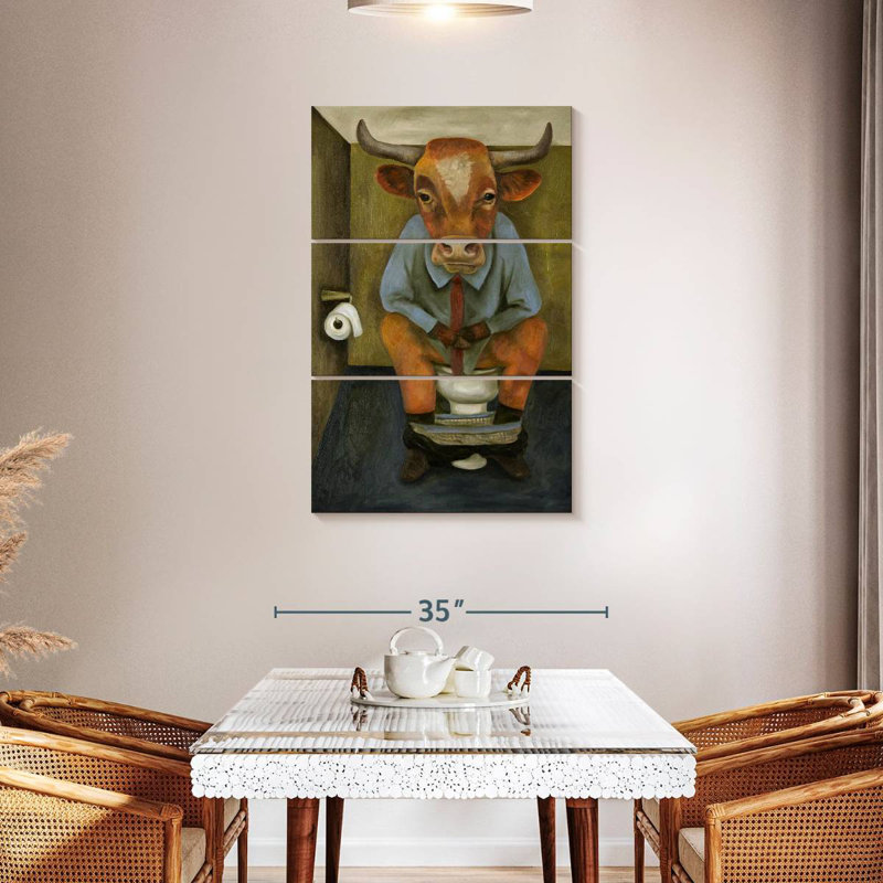 Bull Shitter, 45" H x 28" W