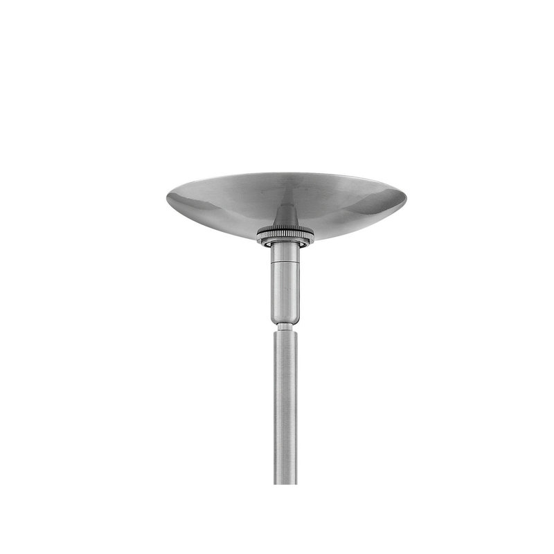 Luminaire suspendu sphère 1 lumière Warby, Nickel antique poli